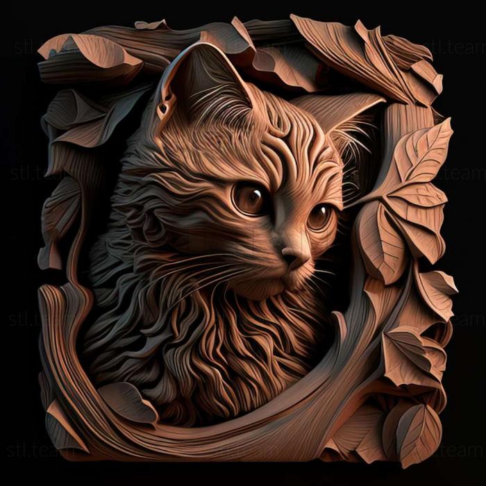 3D model kitty (STL)